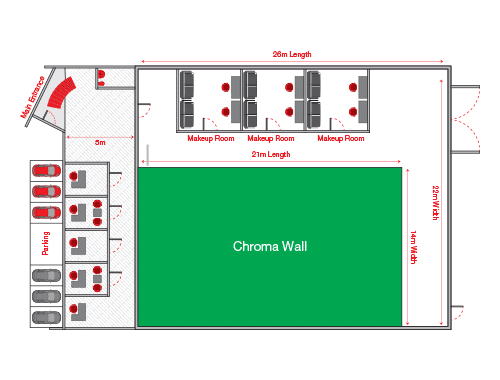 7 production dubai studio